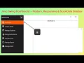 Java Swing Dashboard - Modern Responsive Scrollable Sidebar Part 1 Demo