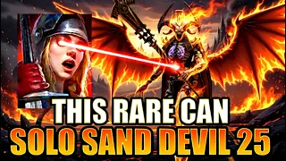 With This TRICK even a Rare Champion Can Solo Sand Devil 25 Raid Shadow Legends