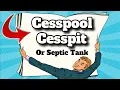 difference between cesspit and septic tank