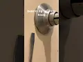 Easy Quickie Fix Pt 1 Removing a Door Knob to Replace a Broken Latch