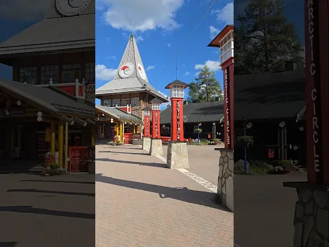 Summer in Santa Claus Village - Arctic Circle in Rovaniemi Lapland Finland
