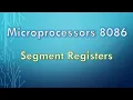 1 3 Segment Registers in 8086 Microprocessors