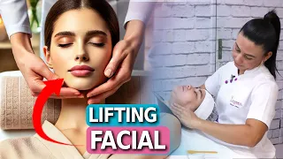 Como fazer Lifting facial com massagem