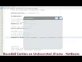 Rounded Corners on Undecorated JFrame - NetBeans