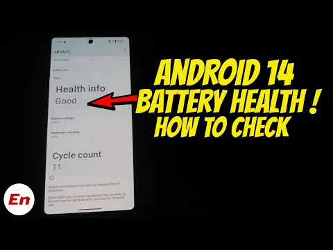 Download MP3 Android 14 How to Check BATTERY HEALTH, Cycle Count Etc (Works on Google Pixel)
