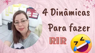 4 Dinâmicas para fazer rir #dinâmica #brincadeiras #rir #divertido