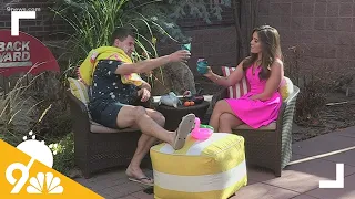 9NEWS backyard pool party on December 1