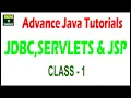 Java Tutorial Advanced Java class - 1 Introduction Online IT Tutorials