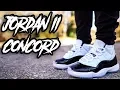 2018 JORDAN 11 CONCORD REVIEW AND ON FOOT IN 4K