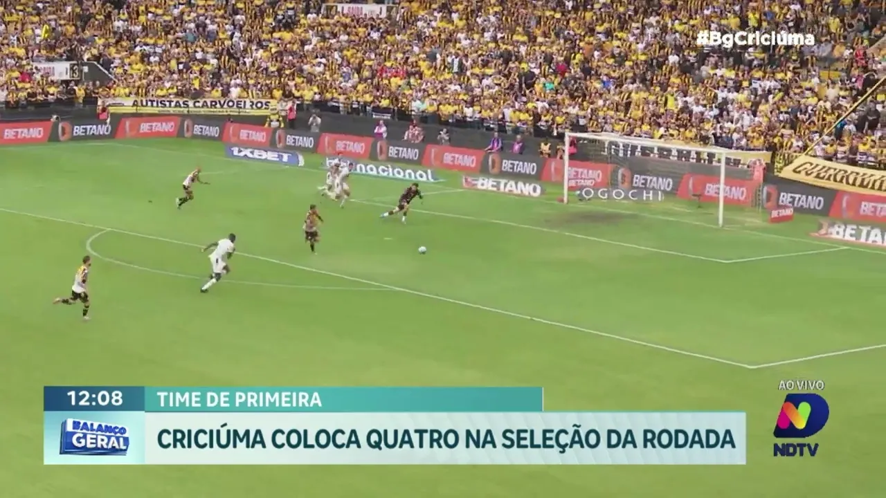 Criciúma coloca quatro jogadores na 'Seleção da Rodada' da Série B