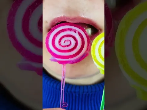 asmr TWO JELLY CANDY eating sounds mukbang food
