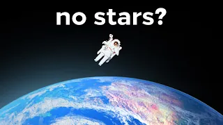 why are there no stars in space