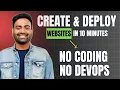 Create and Deploy your website in less than 10 Minutes Gemini3 Hostinger No Coding No DevOps