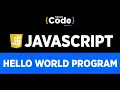 JavaScript Hello World Program Hello World Program In JavaScript JavaScript Tutorial SimpliCode