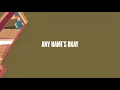 Orasan - Any Name''s Okay (Official Lyric Video)