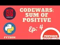 CodeWars Sum Of Positive In Python 4