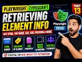 31 Retrieving HTML Source code CSS Property value Size Position Playwright TypeScript 2026