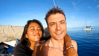 Sailing to a DREAM WAVE in the South Pacific (With a new Crewmate)!