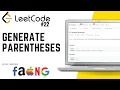 22 Generate Parentheses Leetcode Medium