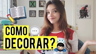 DICAS PARA DECORAR/MEMORIZAR - Débora Aladim