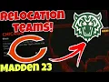 Every Relocation Team in Madden 23 Franchise Mode