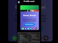 How to create profile card with animation