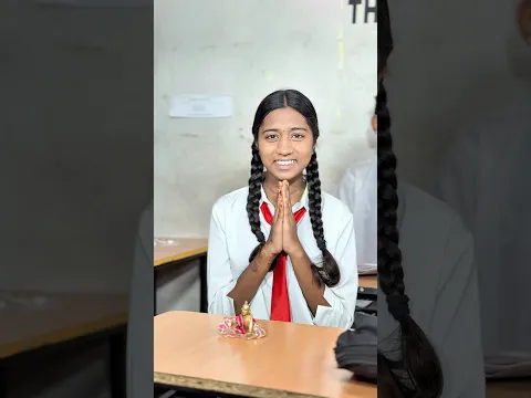 इस लड़की ने सिखाया ईश्वर का असली मतलब! 🥺❤️ #KrishnaBhakti #JanmashtamiSpecial #LaddooGopal #School