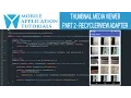 Android development tutorial creating media thumbnail viewer - Part2 RecyclerView adapter