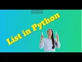PYTHON LIST List Item Ordered Changeable Allow Duplicates Access Items Define Range