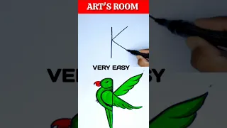 How To Draw Parrot In Easy Way