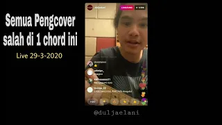 dul jaelani live ig koreksi chord pengcover lagu ingin kau tahu