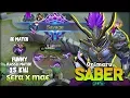 Download Lagu Onimaru Free SAVAGE?! 8k Match Saber is Real! sєrα х mαє Top Global Saber ~ Mobile Legends