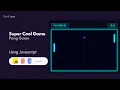 I Built a Cyber Pong Game Using HTML CSS JS - No Frameworks