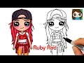 How to Draw Rainbow High Fashion Doll Ruby Red