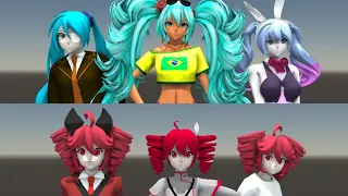 Prisma 3D vocaloid variants DOUBLE PACK! 🩵❤️