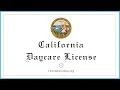 California Daycare License - What You need to get started