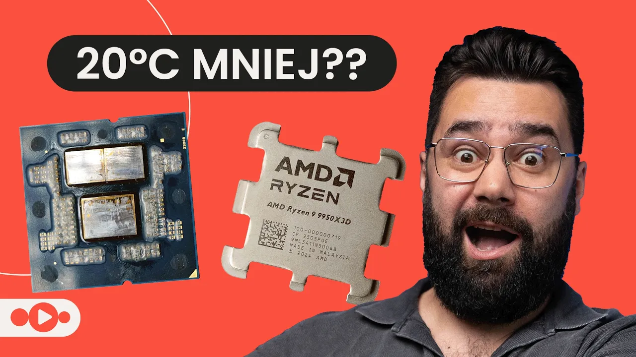 Ryzen 9 9950X3D z chłodzeniem DIRECT DIE