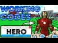 ALL WORKING CODES IN 2 PLAYER SUPERHERO TYCOON ROBLOX