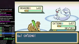 Pokemon Fire Red CH DING Speedrun in 2 23 40 Current WR