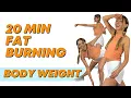20 Minute Fat Burning Bodyweight Workout at Home - No Equipment Lucy Wyndham-read