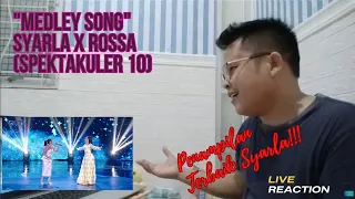 Download Syarla Feat Rossa | Medley Song | Indonesian Idol |Spektakuler 10 (Live Reaction) MP3