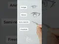How to draw anime eyes - different art styles