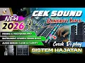 Lagu CEK SOUND DANGDUT KOPLO FULL BASS GLERR TERBARU 2026 | INSTRUMENT SLOW AUDIO JERNIH CLARITY MANTEB