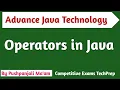Lec-1 3 Operators in Java in Hindi Advance Java Technology BCA