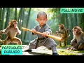 Lagu Filme de kung fu! Órfão domina o mundo com um simples pau depois de perder os pais!