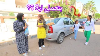 أمنية القوة تفتخر بأمها بائعة السندوتشات   شوف حصل اية    دندنها