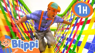 Learn With Blippi At Rainbow World Playground Blippi And Meekah Best Friend Adventures 