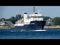 TS State of Michigan entering Lake Huron with 5 short blasts of the horn