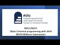 M251 Mock Midterm Examination MTA Arab Open University Object-Oriented Programming with JAVA