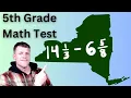 5th Grade Math Test - NY 2022